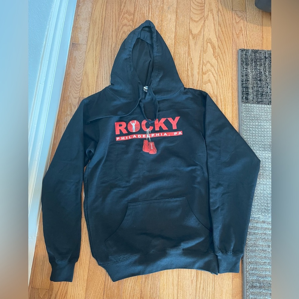Rocky Philadelphia size small black hoodie